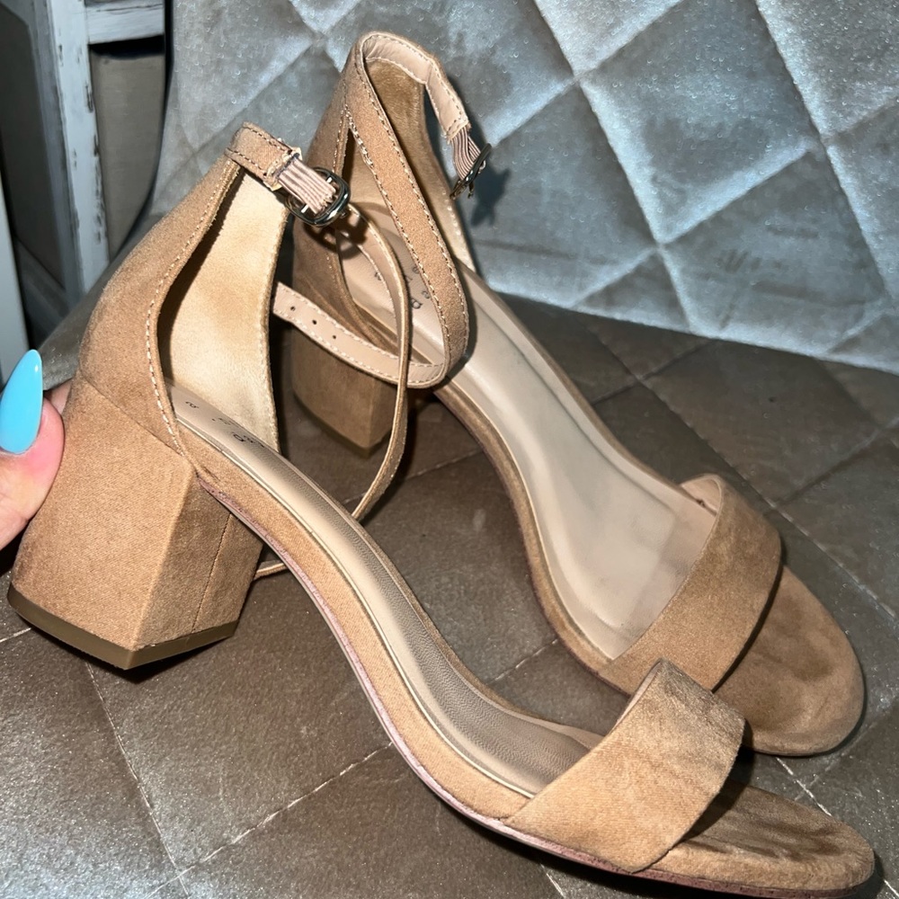 TARGET A NEW DAY NUDE HEELS